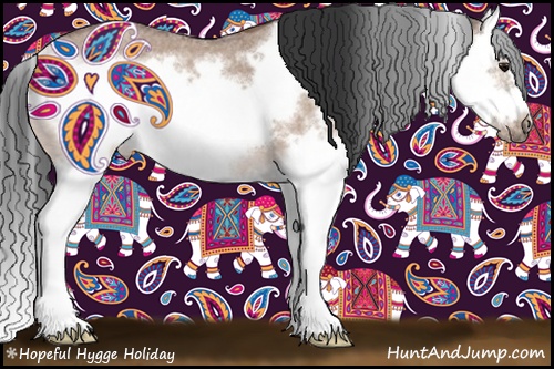 Horse Color: Bay Roan Dun Splash Frame 