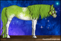 Horse Color:Watercolor White Spotted Liver Chestnut 