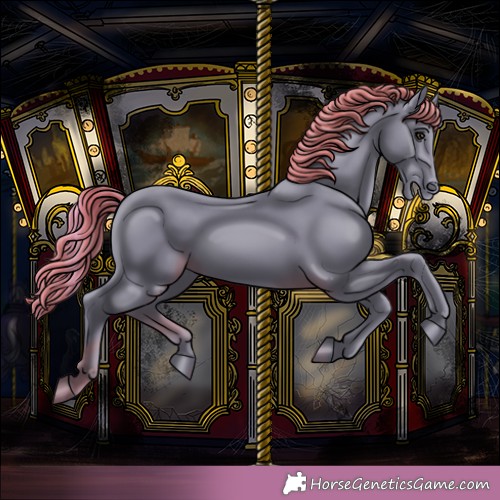 Horse Color:Watercolor Liver Chestnut 