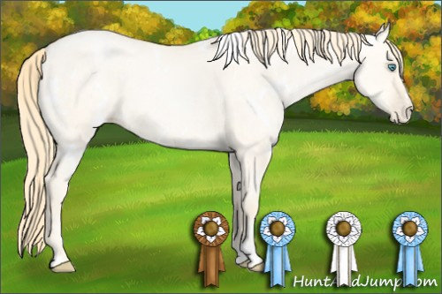 Horse Color: White Spotted Classic Cream Champagne Pearl Dun Sabino 