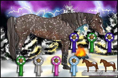 Horse Color: Brown Snowcap 