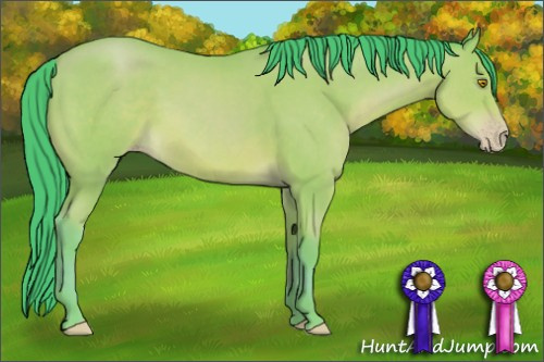 Horse Color: Watercolor Amber Champagne 