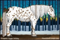 Horse Color:Chocolate Palomino Leopard 