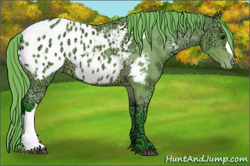 Horse Color: Watercolor Buckskin Ice Blanket 