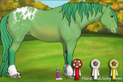 Horse Color: Watercolor Bay Blanket 