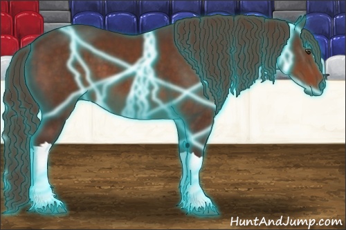 Horse Color: Thunderstruck Liver Chestnut 