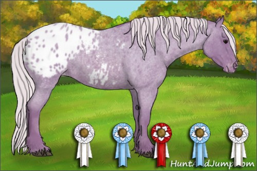 Horse Color: Watercolor Silver Blue Roan Blanket 