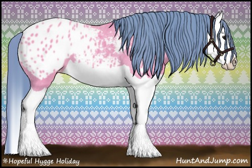 Horse Color: Watercolor Bay Splash Blanket 