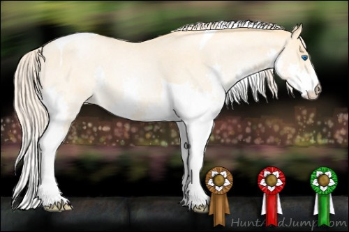Horse Color: Palomino Roan Pearl Dun Splash Tobiano 