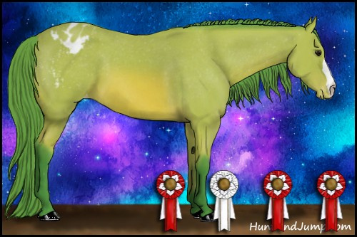 Horse Color: Watercolor Bay Blanket 