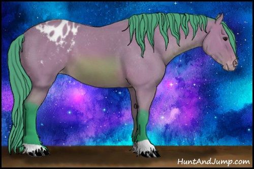 Horse Color: Watercolor Bay Blanket 