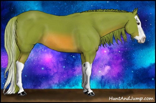 Horse Color: Watercolor Chestnut Splash 