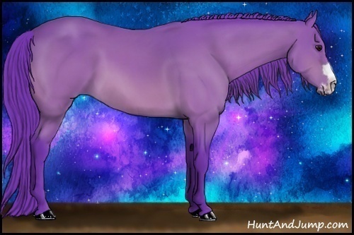 Horse Color: Watercolor Buckskin Frame 