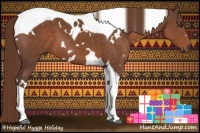 Horse Color:White Spotted Liver Chestnut Tobiano 