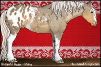 Horse Color:White Spotted Silver Smoky Grullo Blanket 
