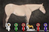 Horse Color:Sable Champagne Roan Dun 