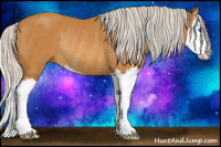 Horse Color:Silver Buckskin Sabino Splash Rabicano 