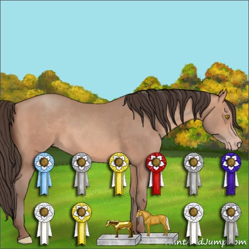 Horse Color: Sable Champagne 