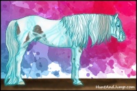 Horse Color:Thunderstruck Silver Black Splash Tobiano 