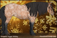 Horse Color:Bay Roan 
