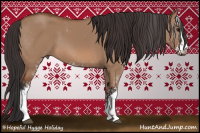 Horse Color:Bay Dun Sabino