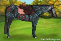 Horse Color:Gray Black 