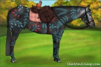 Horse Color:Gray Black 