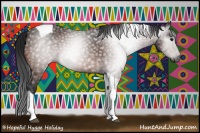 Horse Color:Gray Bay Tobiano 