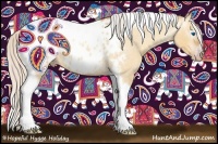 Horse Color:Gray Silver Amber Cream Champagne Roan Dun Splash Tobiano Frame Appaloosa Rabicano 