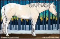 Horse Color:Gray Silver Amber Cream Champagne Roan Dun Splash Tobiano Frame Appaloosa Rabicano 