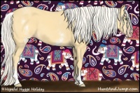 Horse Color:White Spotted Gold Cream Champagne 