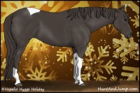 Horse Color:Smoky Black Tobiano 