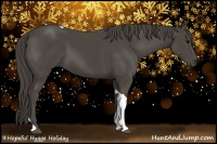 Horse Color:Smoky Black Tobiano 