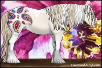 Horse Color:Smoky Creme Dun Tobiano 
