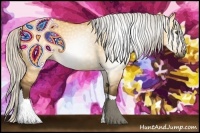 Horse Color:Gray Silver Buckskin Dun Tobiano 