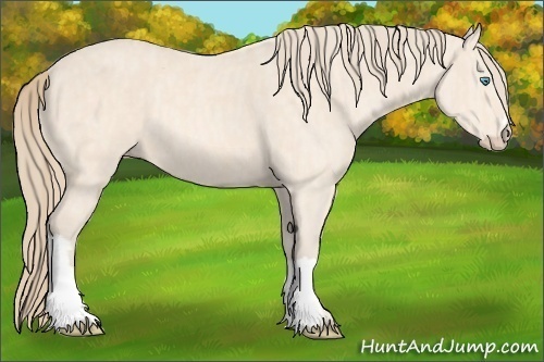Horse Color: Perlino  Brindle
