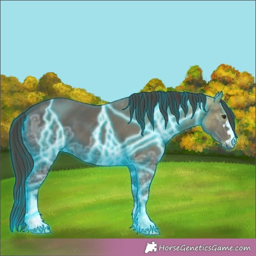 Horse Color:Thunderstruck Liver Chestnut Ice 