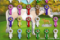 Horse Color:Silver Classic Champagne Pearl Tobiano Frame 