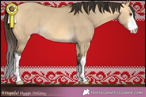 Horse Color:White Spotted Buckskin Dun 