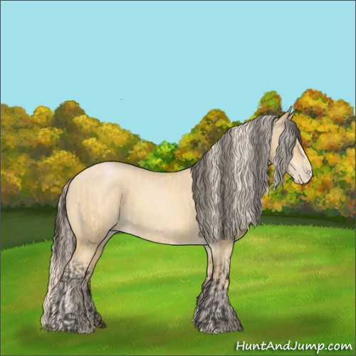 Horse Color:Buckskin Roan Dun Splash and Palomino Pearl