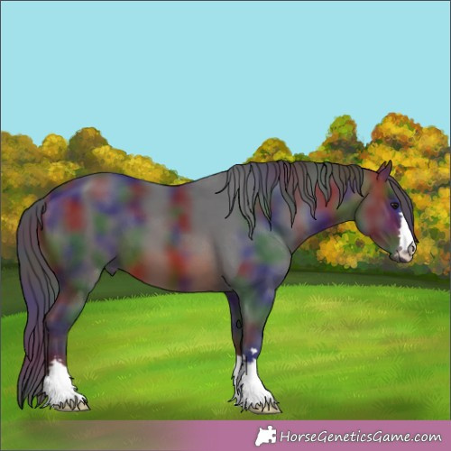 Horse Color:Nacre Brown 