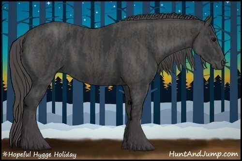 Horse Color: Black  Brindle