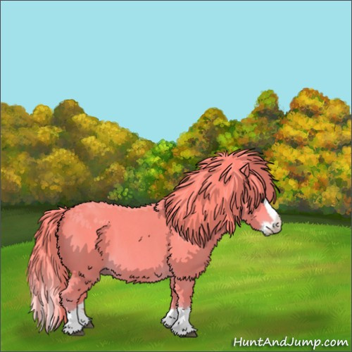Horse Color:Watercolor Red Roan Splash  and Watercolor Brown 