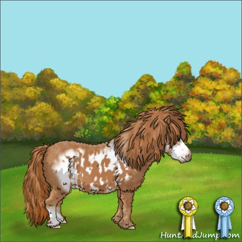 Horse Color:Chestnut  and Chestnut Frame  and Chestnut 