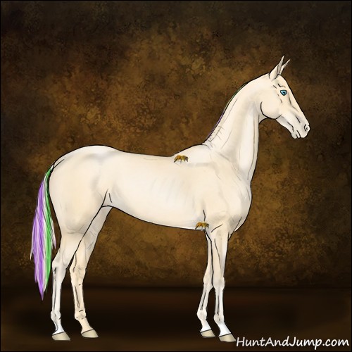 Horse Color:Painted Palomino Pearl 