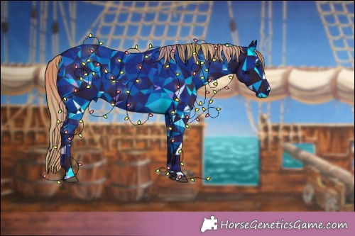 Horse Color:Nacre Midnight Chestnut 
