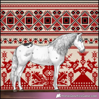 Horse Color:Black Merle 