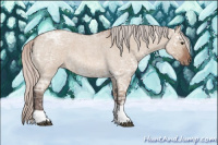 Horse Color:Silver Bay Ice Roan Dun Tobiano 