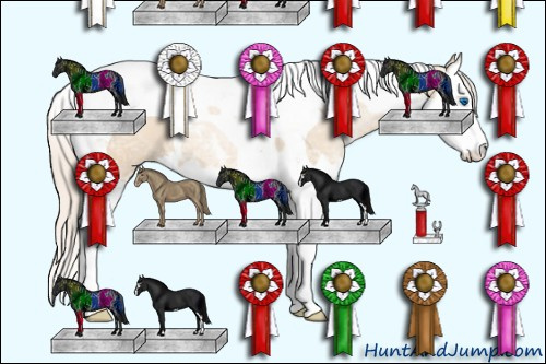 Horse Color: Silver Grullo Ice Pearl Sabino Splash Tobiano 