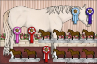 Horse Color:Perlino 